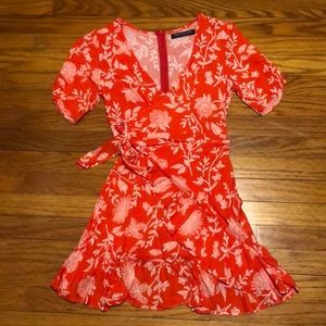 Red Floral Whitefox Dress